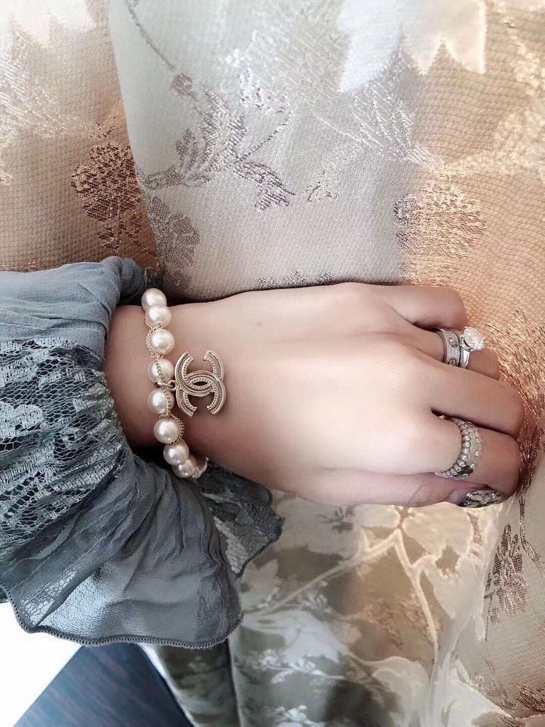 18K Pearls  Chanel Bracelet