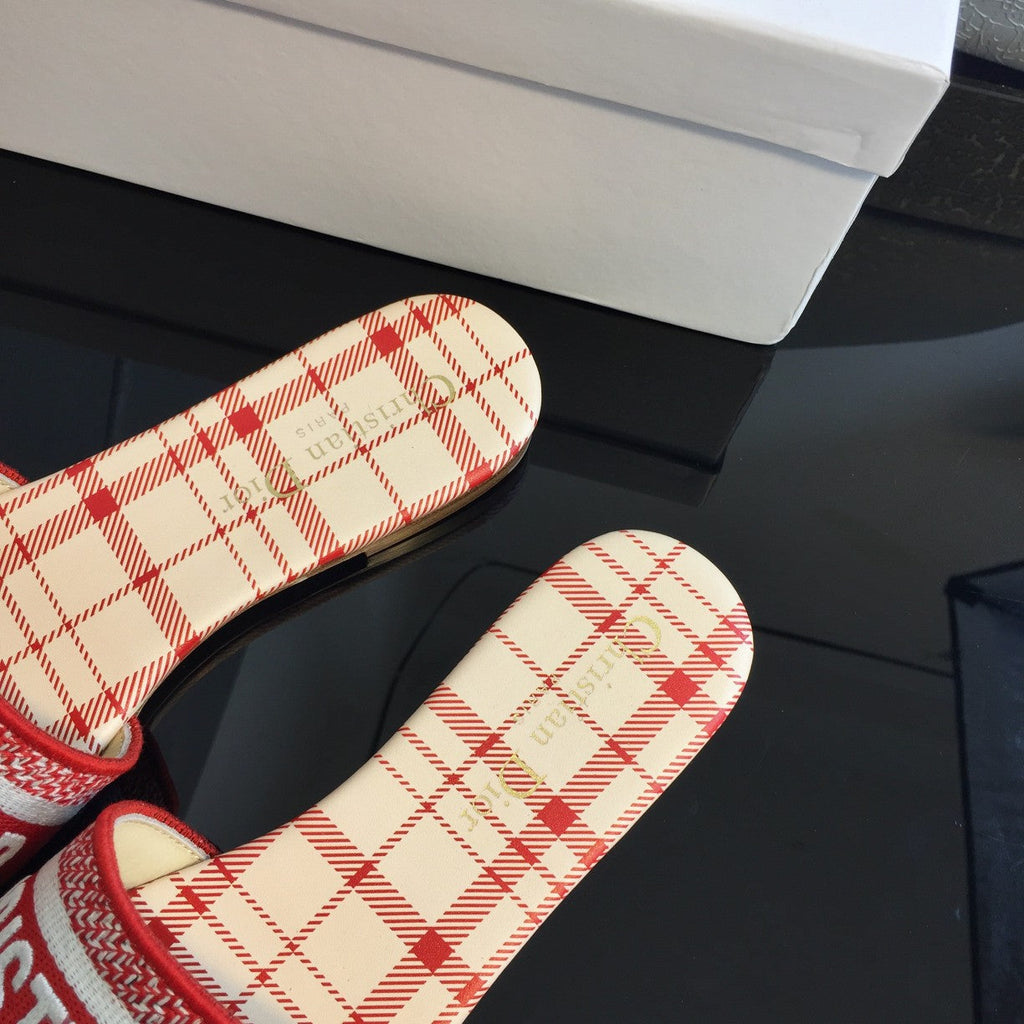 DIOR CD Mule Dway Slide 10mm Multi-motifs Style 48