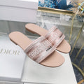 DIOR CD Mule Dway Slide 10mm Multi-motifs Style 23