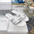 DIOR CD Mule Dway Slide 10mm Multi-motifs Style 14