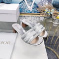 DIOR CD Mule Dway Heeled Slide 45mm Style 17