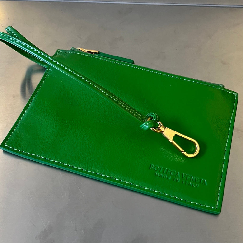 BOTTEGA VENETA CANDY ARCO TOTE 20 IN GREEN SOFT LAMBSKIN