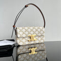 CELINE TRIOMPHE 20 WHITE PATTERN CALFSKIN