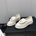 CHANEL moasins white denim 40mm