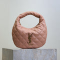 YSL 25S ICARINO 17 IN HORTENSIA QUILTED CALFSKIN GOLD HARDWRE