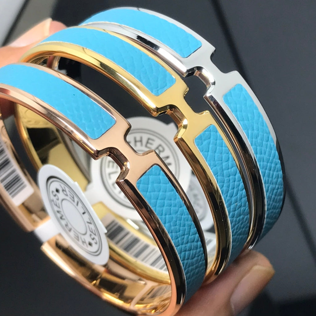 18K Olympe Blue Hermes Bracelet