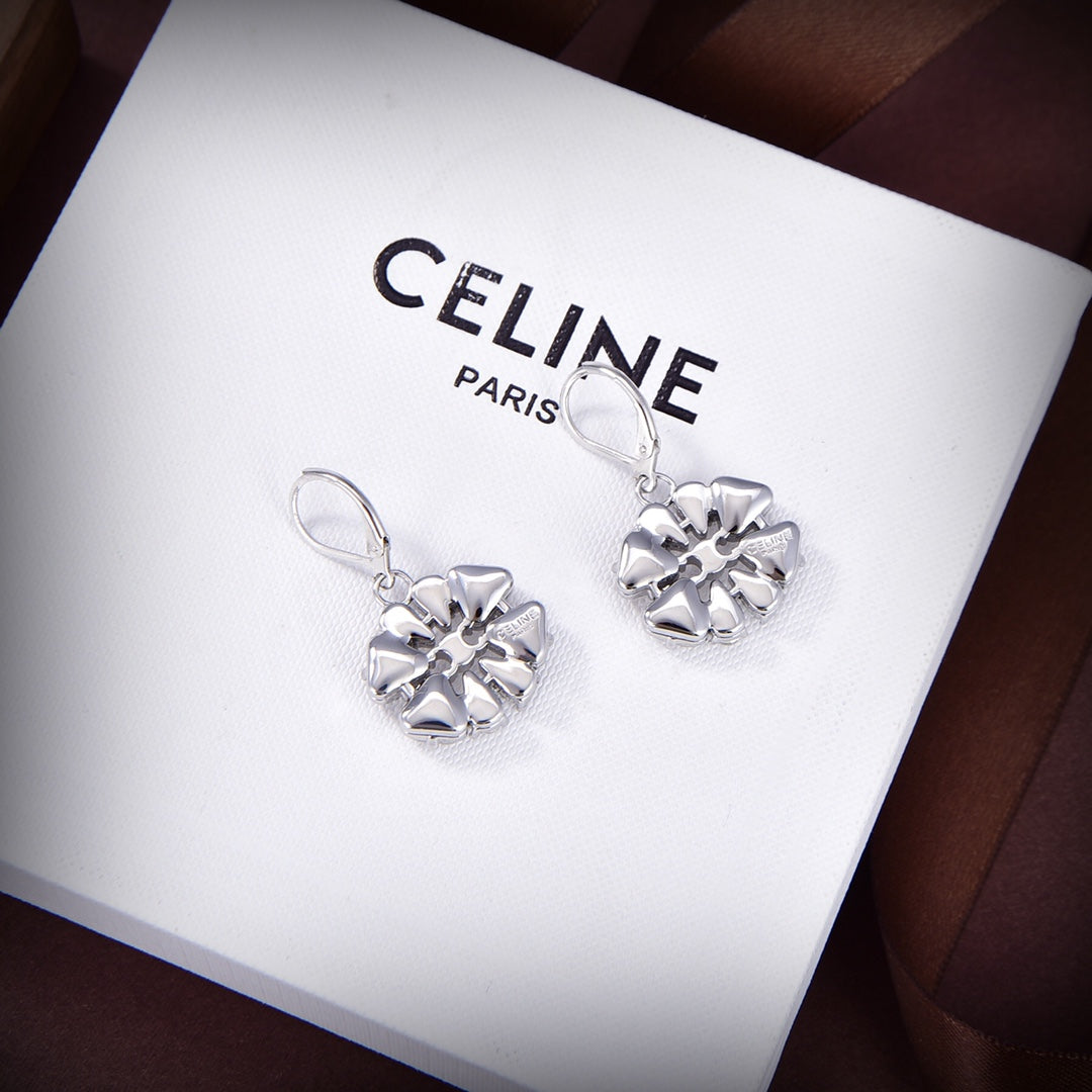 18K Celine Daisy Earrings