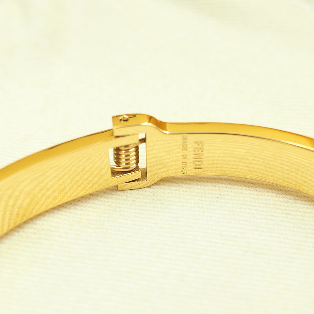 18K Fendi Is Crystals Bracelet
