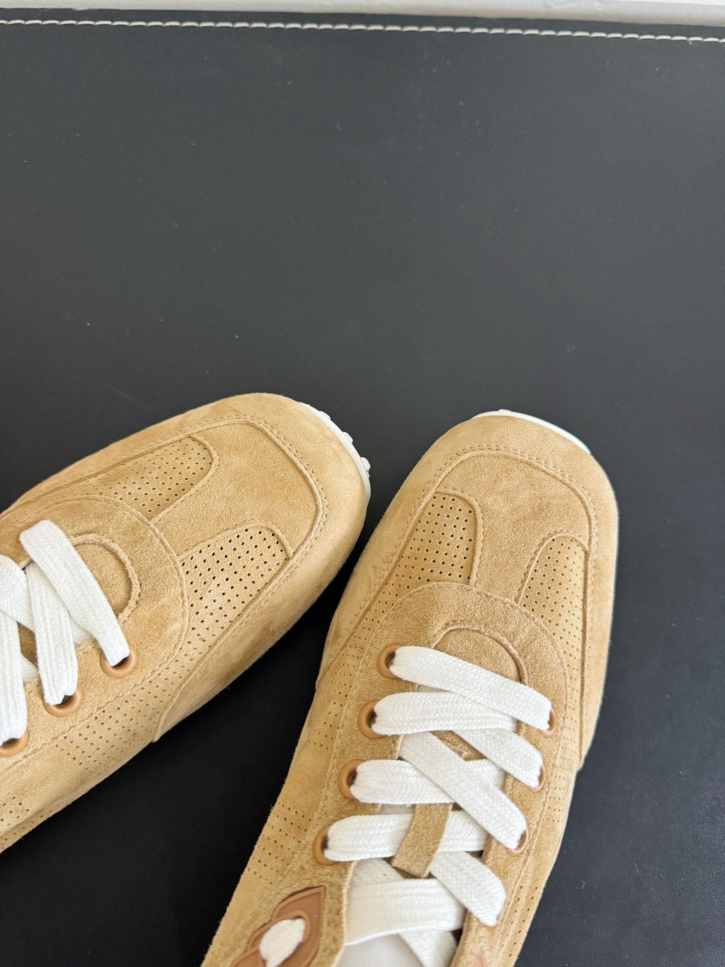 HERMES SKATEBOARD SHOES COPPER COLOR SUEDE