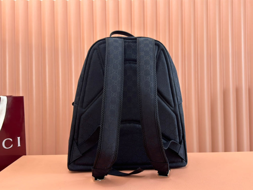 GUCCI MEDIUM BACKPACK 42 IN BLACK  CANVAS