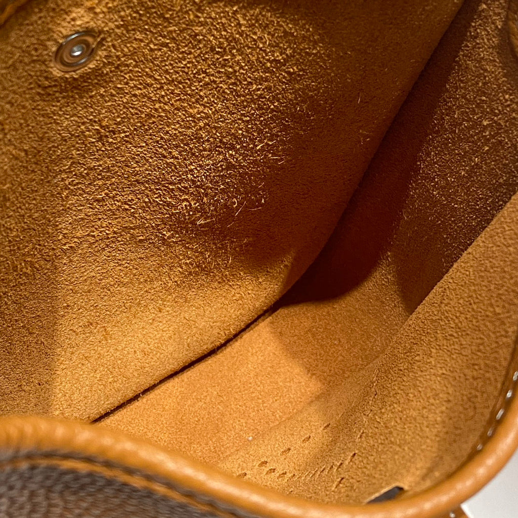 HERMES MINI NEO 18 EVELYNE BAG IN TAWNY BROWN GRAINED CALFSKIN