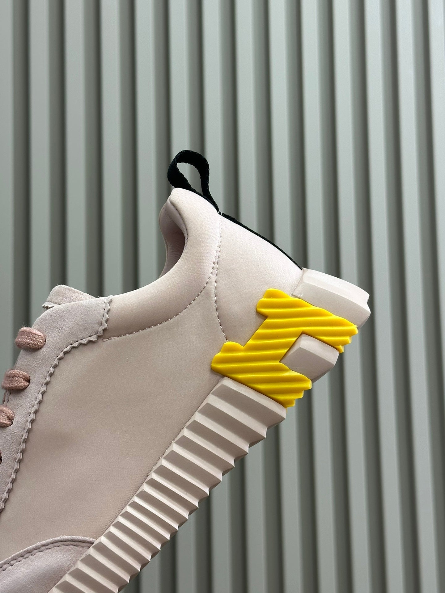 HERMES BOUNCING SNEAKERS LIGHT PINK CALFSKIN