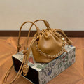 LOE MINI 18 FLAMENCO PURSE IN WARM DESERT NAPPA LAMBSKIN