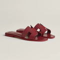 HERMES 0RAN SANDAL ROUGE H